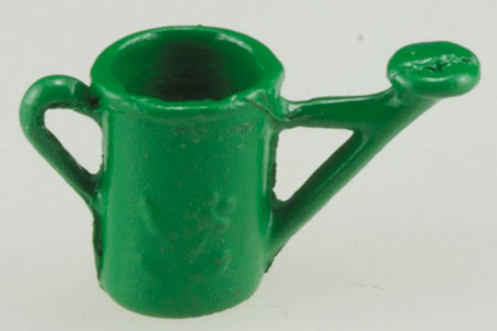 Dollhouse Miniature Watering Can, Green
